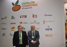 Enrique Ribes, presidene de Asociex, en representación de las empresas productoras de cítricos de Castellón, especialmente clementinas.