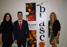 Stand de Blasco, empresa de Castellón especializada en caqui Rojo Brillante.