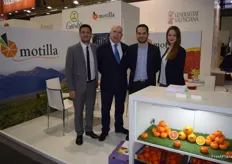 Stand de Motilla, de Carcaixent (Valencia), productores y comercializadores de naranjas y clementinas.