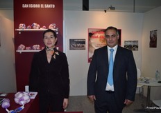 Stand de San Isidro el Santo, empresa manchega referente en la producción de ajo.