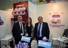 Stand de Coopaman, promocionando su marca para ajos Pedroñete, con igp Ajo Morado de las Pedroñeras.