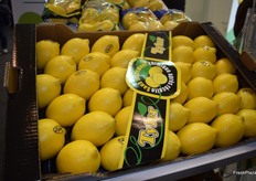 Limones marca Tyler expuestos en el stand de Hijos Alberto del Cerro.