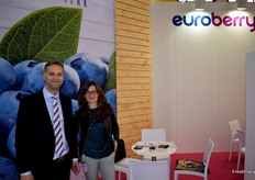 Stand de Euroberry, comercializadora de Hortifrut, líder en arándanos en Europa.