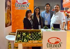 Coliman Avocados estuvo representada por Amerida Hu, Mariana Palma, Víctor Aguilar y Juan Pablo Fuentes. Produce y exporta diversas frutas, pero este año le están dando un poco más de promoción a sus aguacates mexicanos.