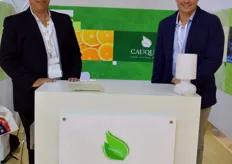 Germán Raimondi y Nicolás A. Campbell, gerentes de la compañía argentina Cauquén, especializada en la producción y exportación de cítricos