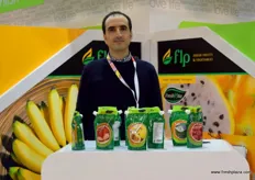 David Abuchar, de FLP International, que exporta frutas y hortalizas tanto frescas como procesadas, originarias de Perú, Colombia y Ecuador.