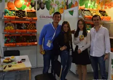 Fabio Contreras, Daniela Manjarres, Y Chen y Pablo Soler, de Ocati, productora y exportadora colombiana de frutas exóticas procedentes de Perú, Ecuador y Colombia.