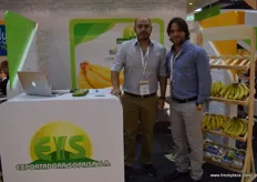 Christian Valencia y Daniel Cotarelo, de Soprisa, exportadora ecuatoriana de bananas.
