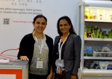 Aurora Bazán y Cristina Albuquerque, de la compañía peruana Danper.
