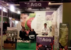 Stand de AGQ, con sus nuevos proyectos para una agricultura más segura y de mayor calidad.