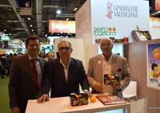 Stand de Peiró Camaró, empresa de Algemesí, (Valencia) promocionando su marca Meine Süsse para clementinas.