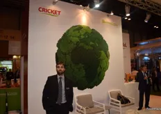 David Franco, promocionando la marca Cricket, a punto de iniciar su campaña de brócoli.