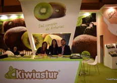 Stand de Kiwiastur, empresa asturiana productora y comercializadora de kiwis.