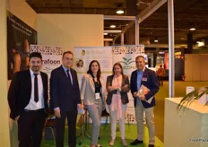 Rubén Cervera, gerente de Fruit Audit; José María Pozancos, Director General de Fepex; Iria Campos y Alba Difo-Bouloumé, de Eucofel y FernandoP. Gómez, Gerente de Proexport.