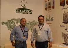 Alfonso Saenz y Jose Manuel Hernandez de Hefe Fertilizer, productores españoles de fertilizantes con presencia en 32 paises.