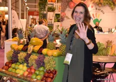 La asociación 5 al día representada por Lidia Benito Marín. Esta asociación promociona el consumo de frutas y hortalizas.