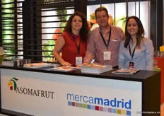 Jolanda Roman, Julián Mantero y Sandra Luque de Asoma Frut- Mercamadrid.