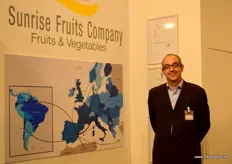 Carlos Tabet de Sunrise Fruits, comercializadores de frutas y hortalizas.