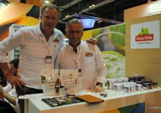 Hans Dekker y Wim Heemskerk, de Doce Vida Europe. Es una compañía brasileña que se centra en frutas y hortalizas saludables como el açaí. Doce Vida Europe es la sección europea de la compañía que distribuye los productos en Europa.