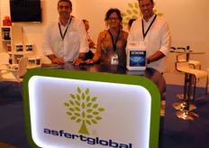 Pedro Sebastião, Judit Vidal y Bruno Fernandes, de Asfert Global, compañía portuguesa de nutrición vegetal. Sin embargo, hace muchos negocios en España, donde también cuenta con una oficina.
