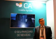 João Cruz, de Crédito Agrícola, banco portugués que respalda al sector agrícola portugués.
