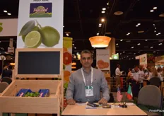Salvador Pulido representando la empresa productora de limones Paso Real.