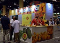 El stand de Colombia.