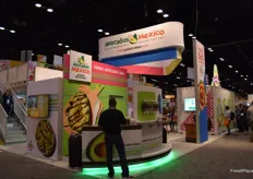 Pabello promocional de Avocados de México.