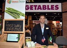 Bram Hulshoff representando Dessert Farms, empresa principalmente productora de esparragos.
