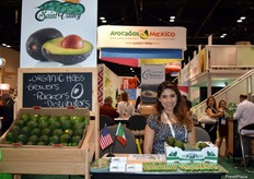 Liliana Zamudio de la compañia Saint Valley, son productores de aguacates organicos y convencionales.