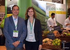 Alvaro Piedra y Maria Eugenia Carvajal de Procomer.