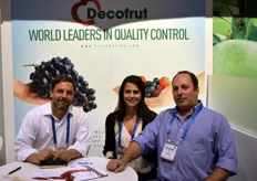 Decofruit estuvo representada por Christian Muller, Andrea Betinyami y Jose Manuel Pinto. Proveen servicios de control de calidad e inteligencia de mercados.
