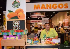 Israel Olivera de Vegetales Nacionales, principalmente productores de mango mexicano.