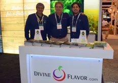 Divina Flavor con sus representantes Alan Aguirre, Pedro Beliz y Alan Aguirre Junior.
