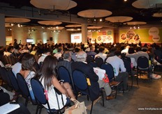 La sala de inauguración tuvo mucha acogida.