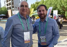 Alberto Alcaino de la Exportadora Berries San Alberto y Simon Laurin de Surorganico.