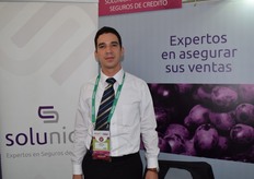 Patricio Jorquera de Solunion. Aseguran los créditos y ofrecen el servicio de delegación de cobros. Están posicionados a nivel latinoamericano.