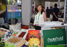 Bernarda Muñiz de Fedefruta. Federación de productores de fruta, y a su vez organizadora del evento.