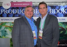 Carlos Sánchez y Frank Sanchez de Blue Book Services.