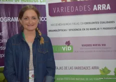 Andrea Castro de Nueva Vid. Viveros y nuevas variedades de exportación dentro de Sudamérica y la India.