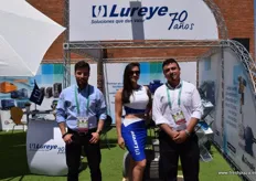 Marcelo Espinoza, Cynthia Undurraga y Felipe Cea, de Lureye.