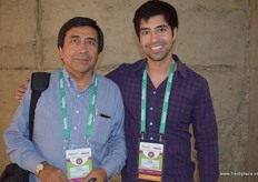 Harming Rivera y Vicente Rivera de la Exportadora San Lorenzo.