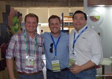 Felipe Rieutord de Exportadora TrioFrut, Josue Moraleda de Servicios Agrícola Oppenheimer Chile y Cesar Abarca de Oppy.