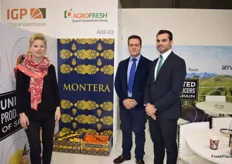 Equipo comercial de Agrofresh Export, presentando su nueva marca Montera para cítricos.