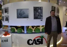 Manuel Segura, director comercial de Casi, la mayor cooperativa productora de tomate de Europa.
