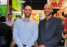 As well this year Maximiliano Derosas and Tiago Vasconcelos from Fruit Connection. La empresa tiene su sede en Holanda, pero estuvo presente en el stand de Costa Rica.