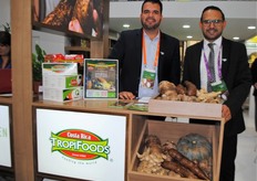 Joshua Guerrero y Edgar Medina de Tropifoods, Costa Rica.