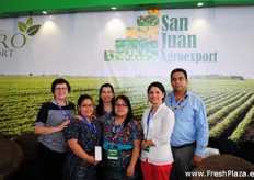 Parte del equipo de San Juan Agroexport.