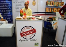 Victor de Oleo de Exporta Calidad, También en el pabellón del USDA.