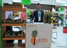 Sadi Cohen, de Isabella Fruit Company, de Costa Rica, exportadora de piñas.